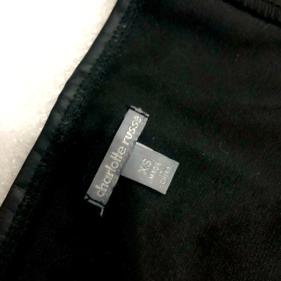 Charlotte Russe Black Camisole with Zipper - Picture 8 of 11